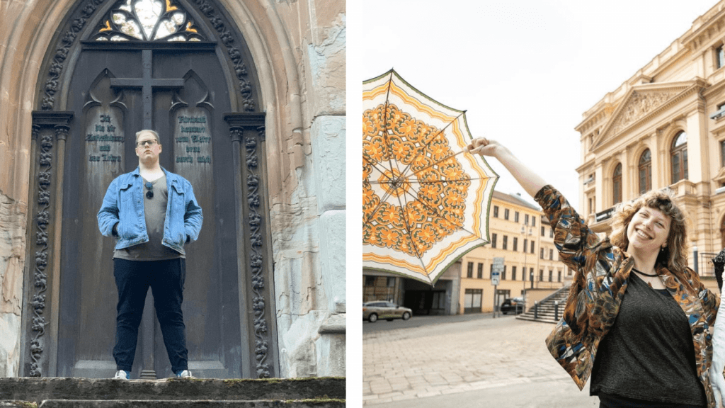 Torge und Anna sind die Köpfe des CSD-Teams Altenburg.