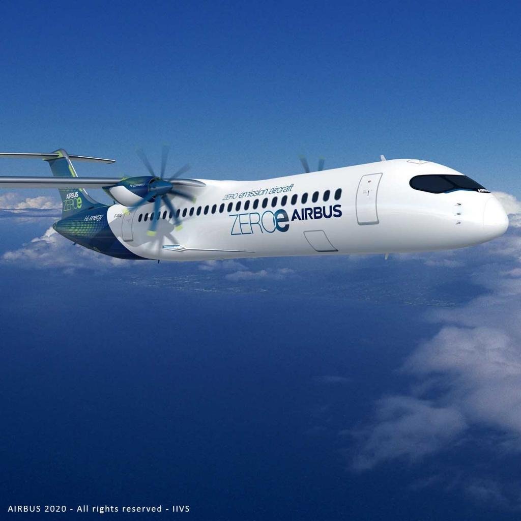 Ein Flugzeug von Airbus