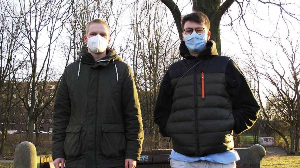 Der Stammzellenspender Timo mit dem Empfänger Paul