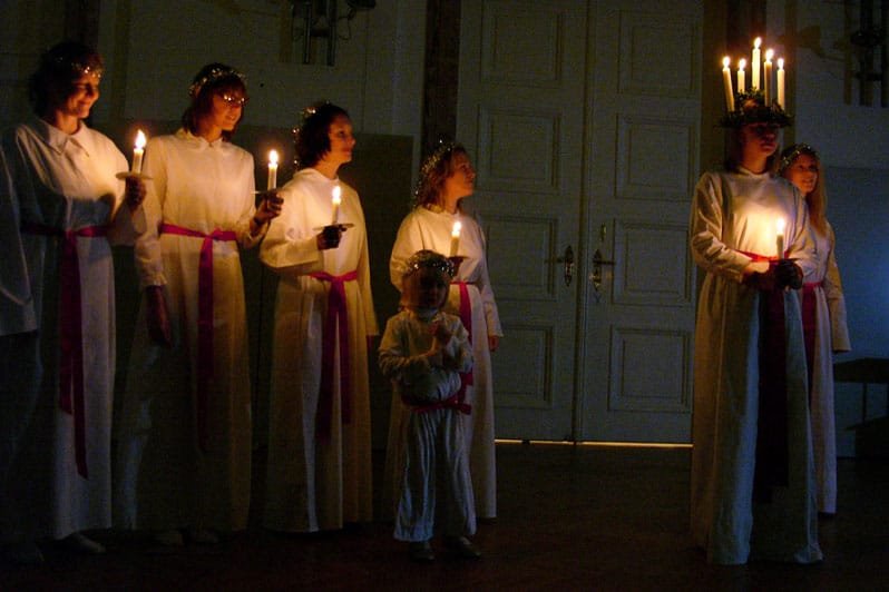 Luciafest in Schweden
