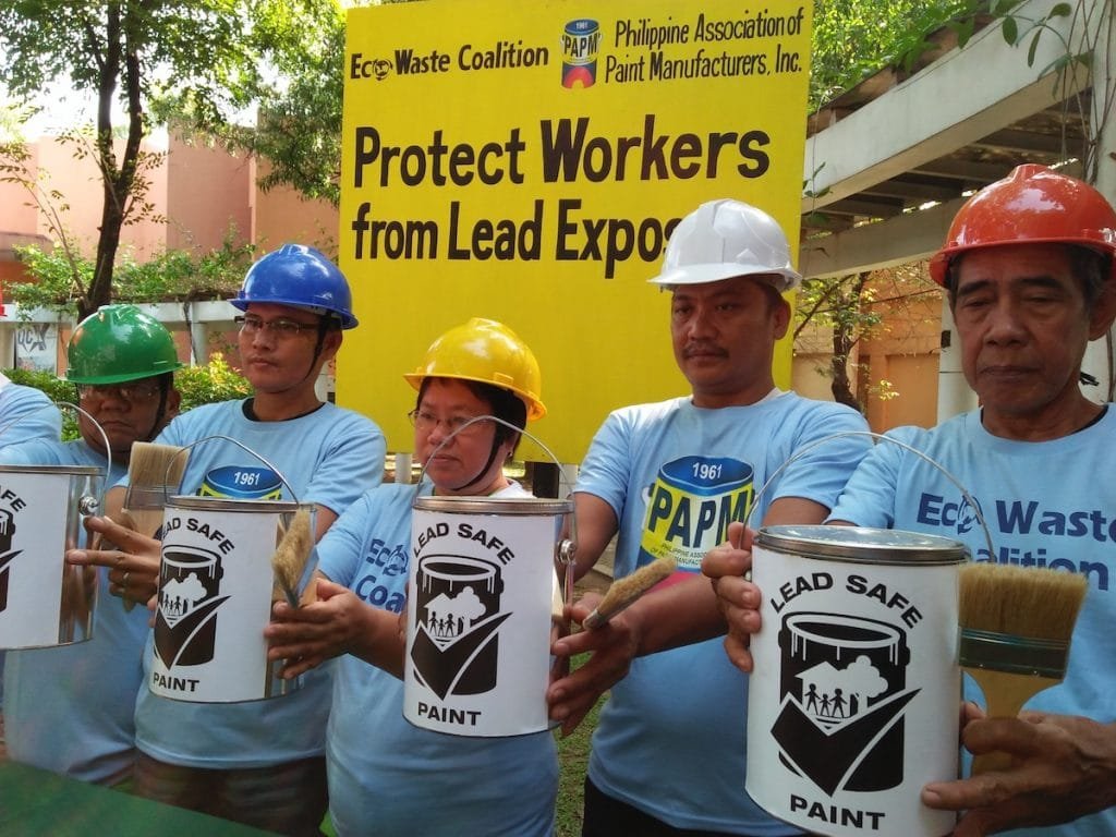 Bleisichere Farben in Philippinen für mehr Kinderschutz - EcoWaste Coalition