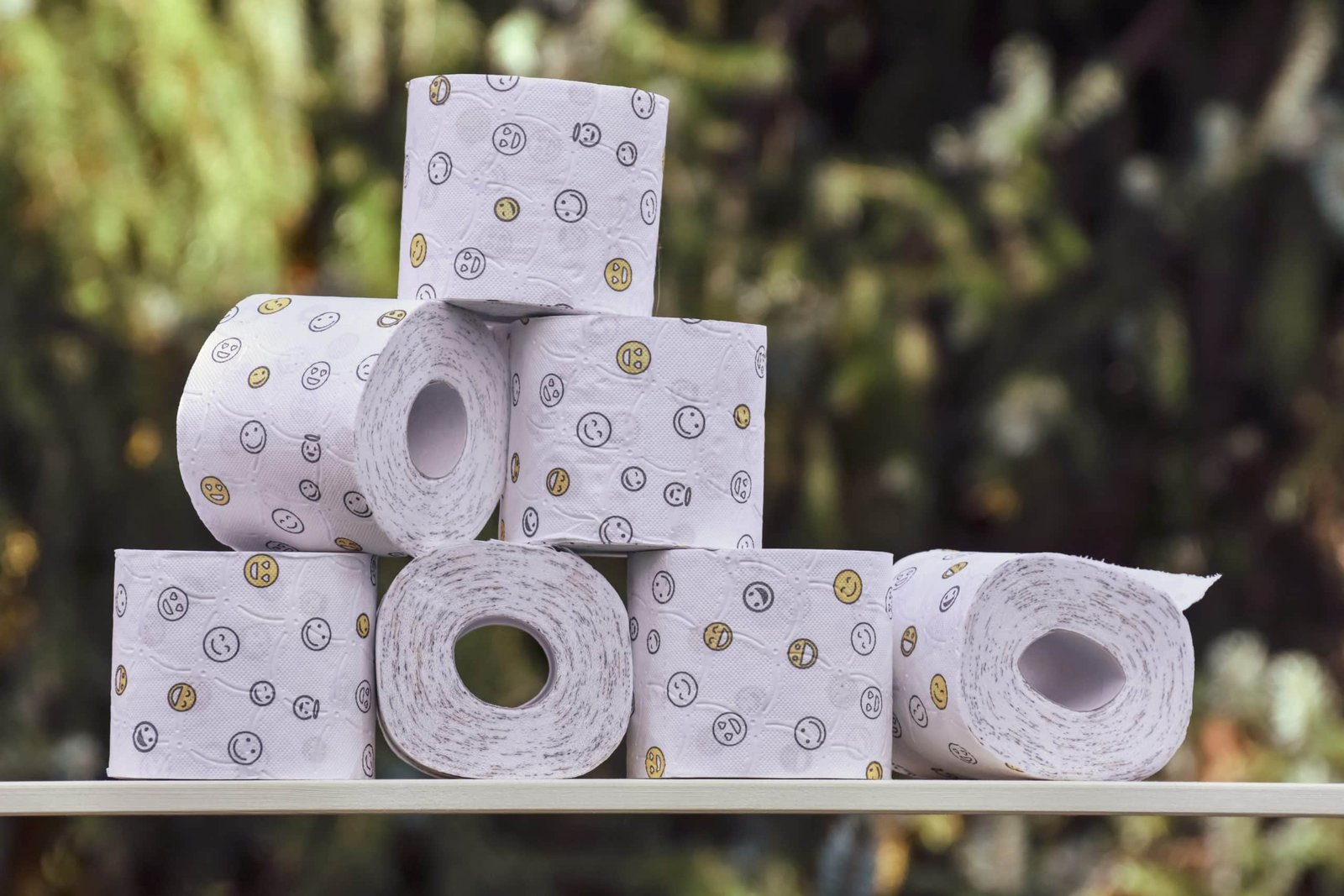 Klopapierrollen mit Smileys