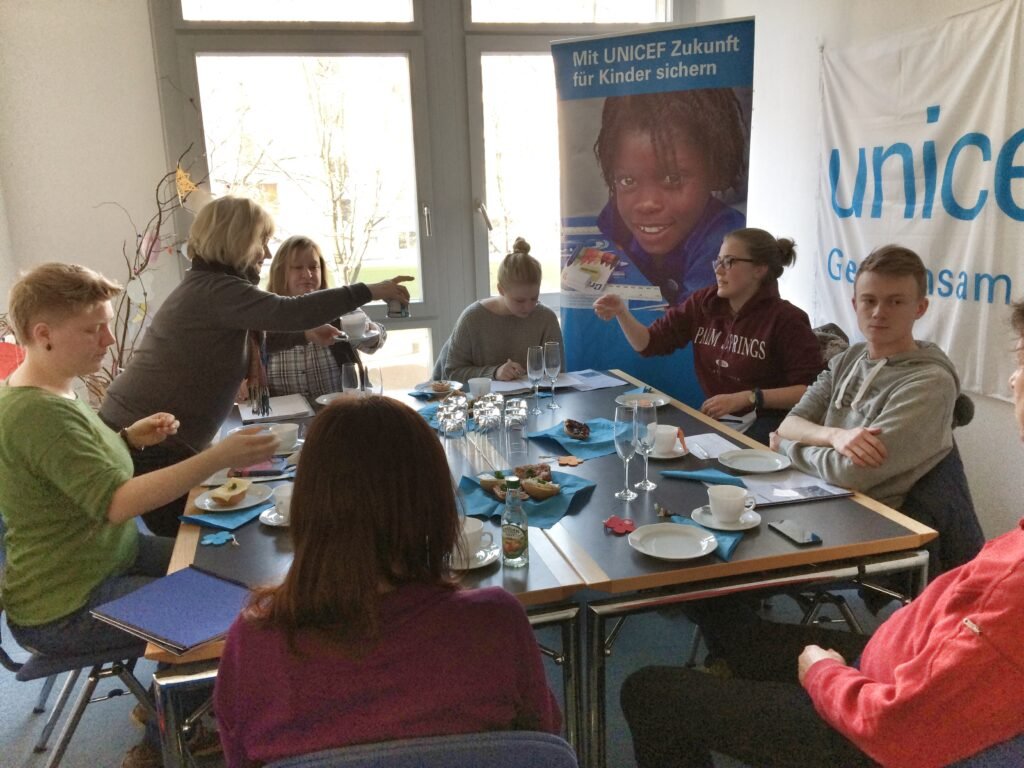 Ehrenamtliche Arbeit bei Unicef