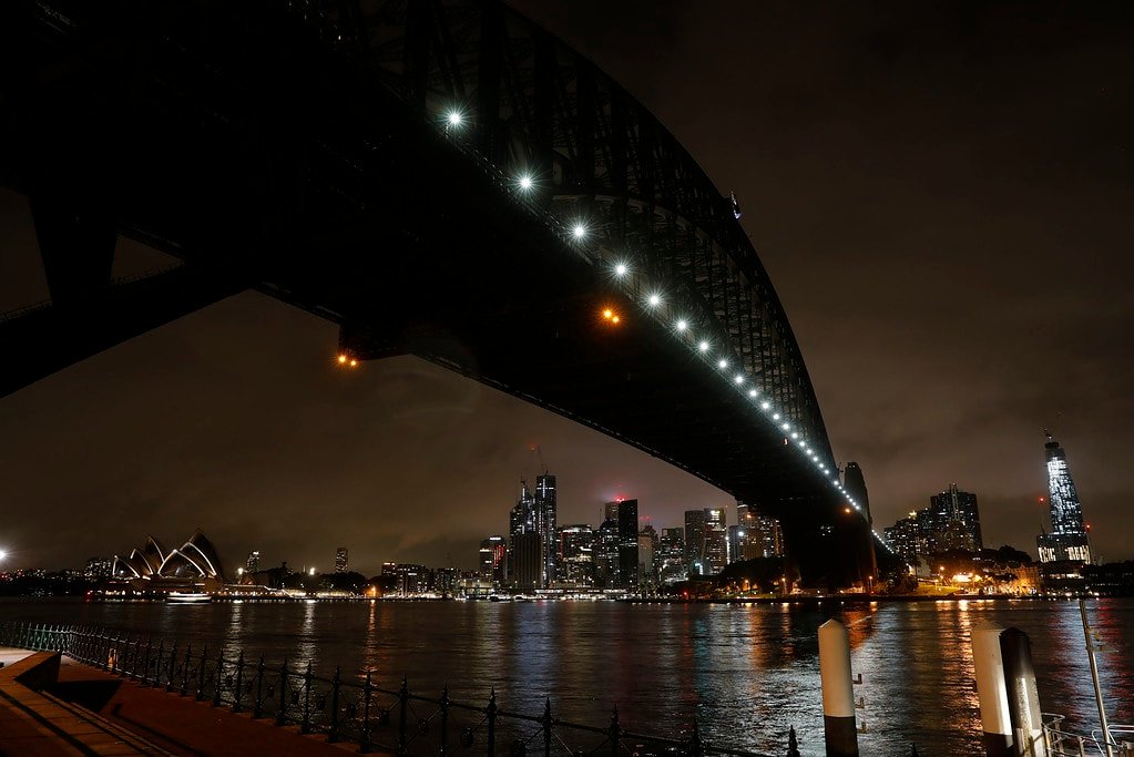 Earth Hour in Sydney
