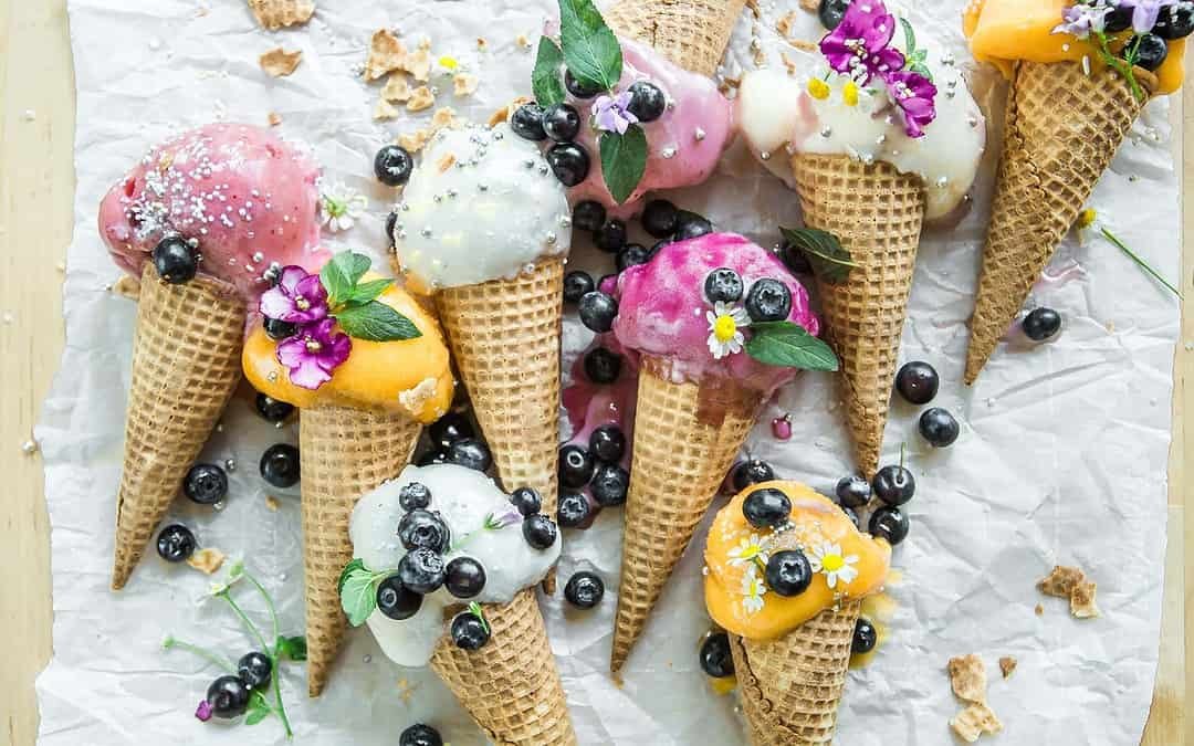 Eis aus Lebensmittelresten