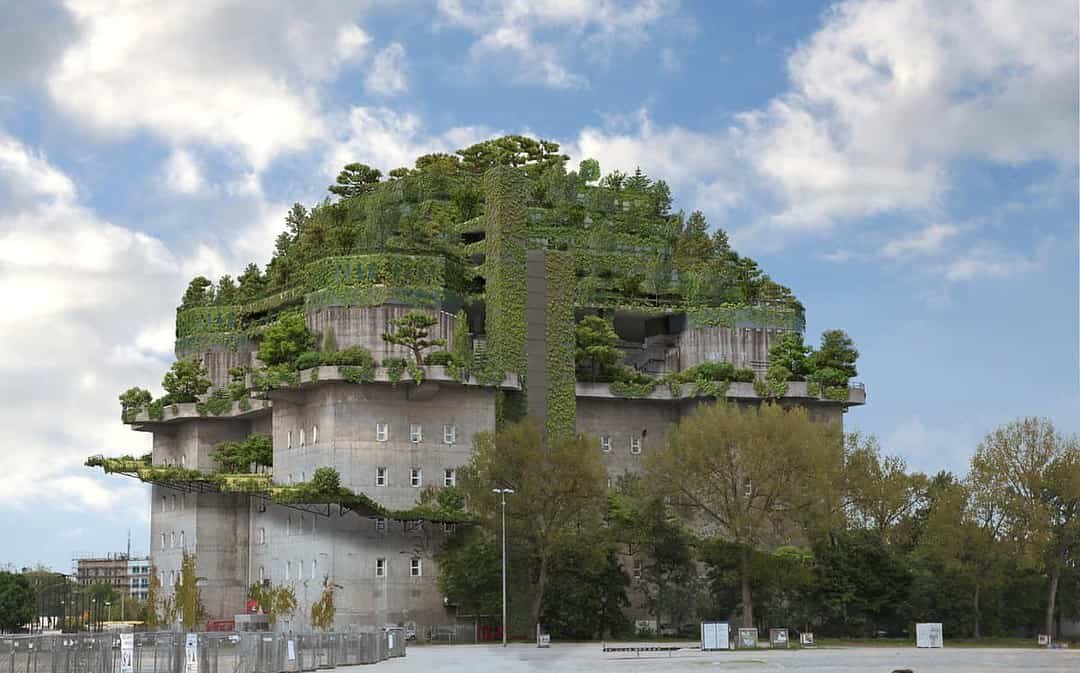 Ein Betonkoloss in St. Pauli wird zur grünen Oase