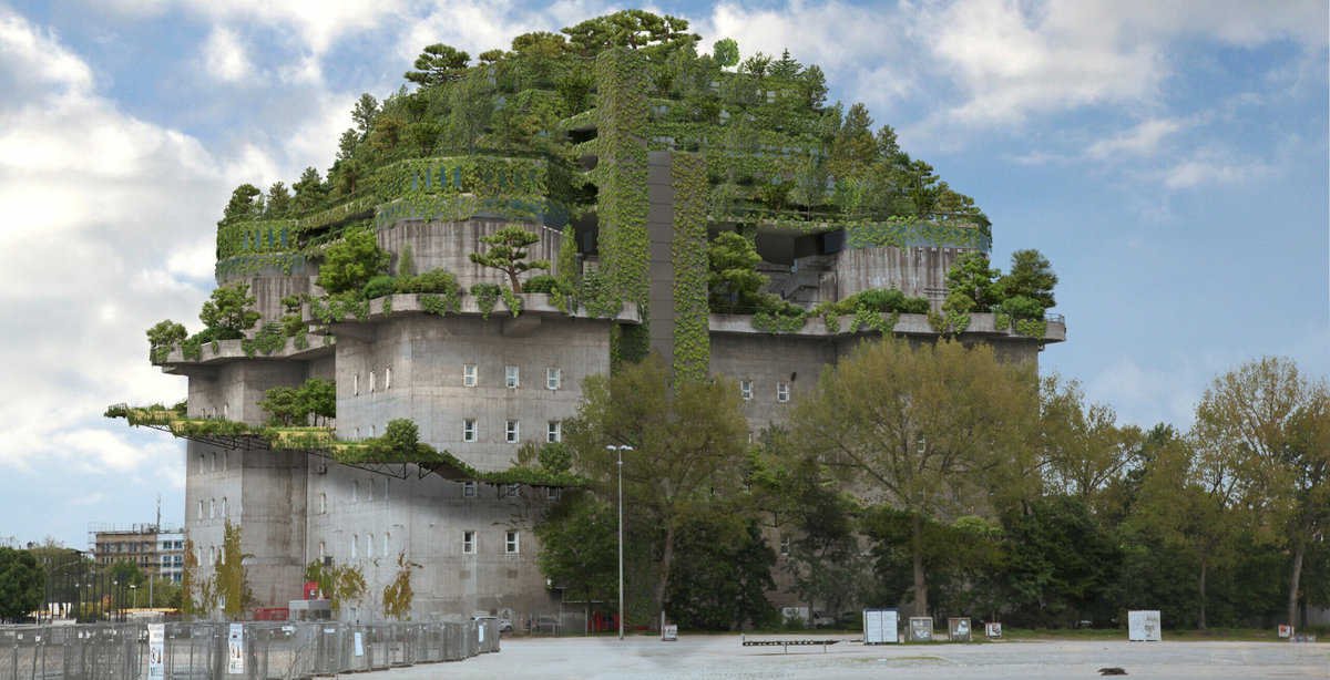 Der Grüne Bunker in St.Pauli
