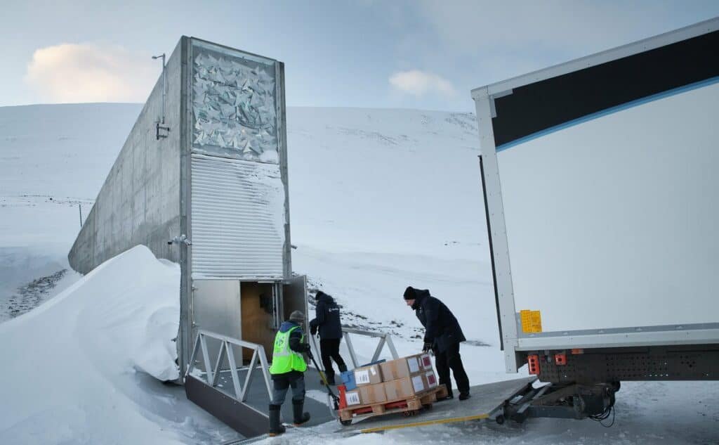seedvault anlieferung croptrust