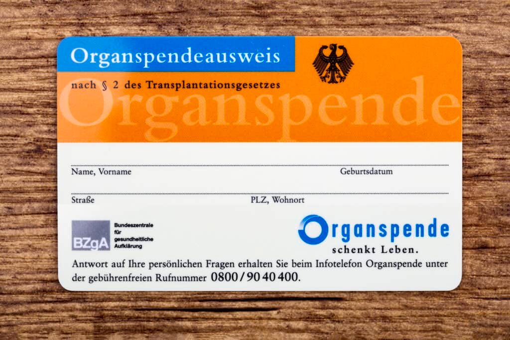 Organspendebereitschaft gestiegen