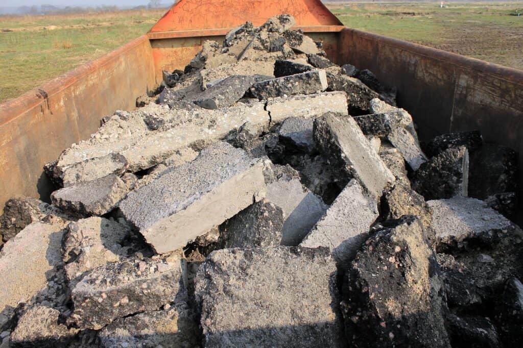 Bauschutt Beton