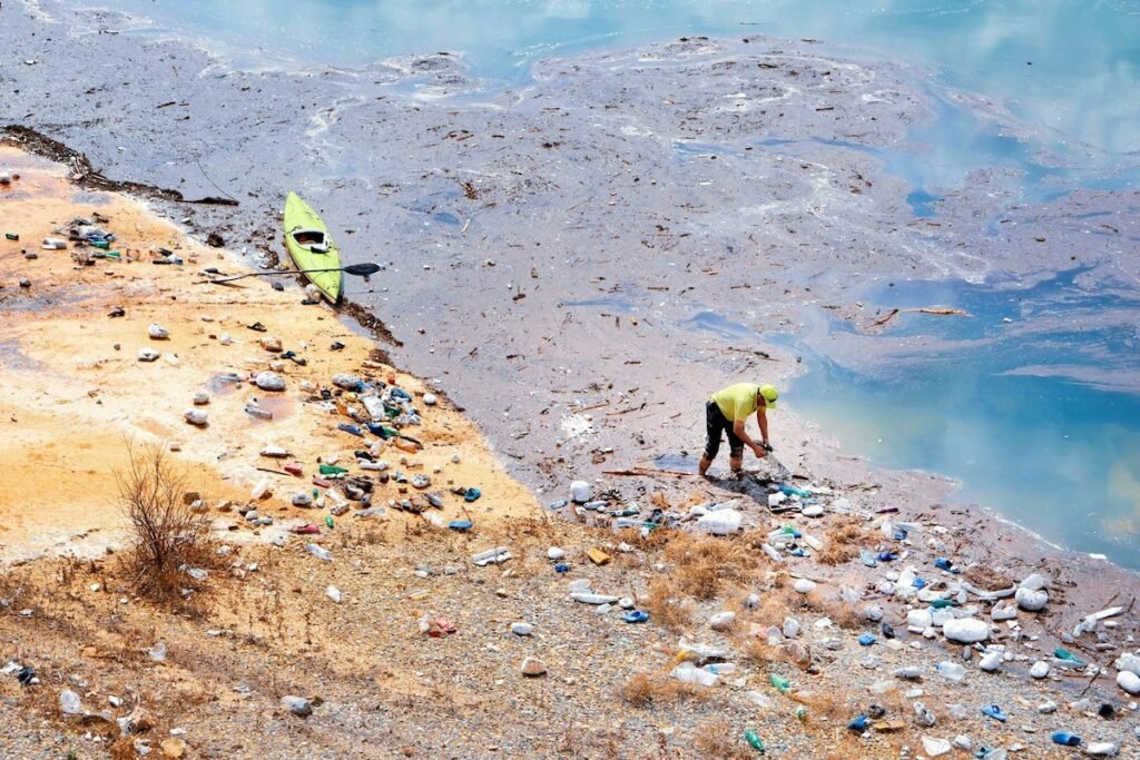 Plastikmüll am Strand