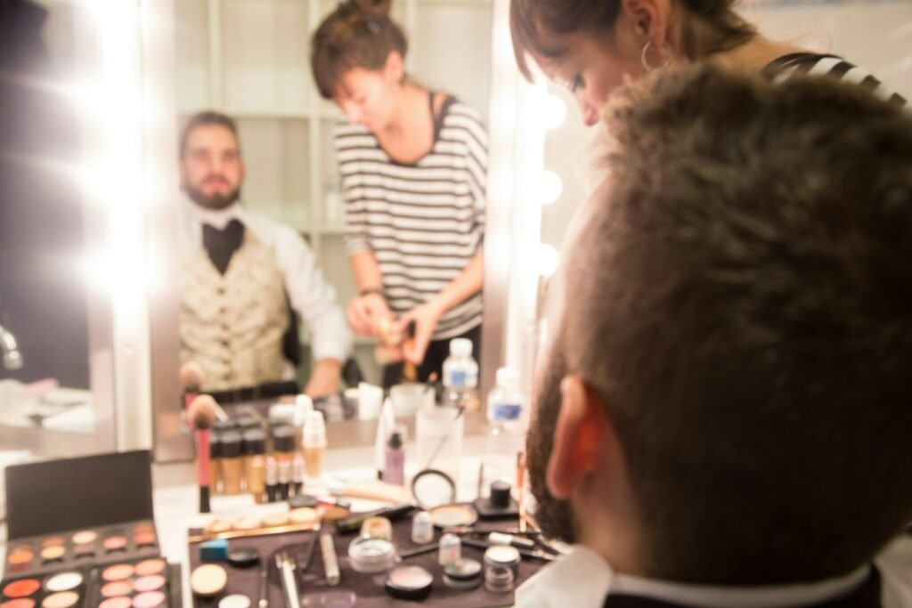 Schauspieler in der Maske