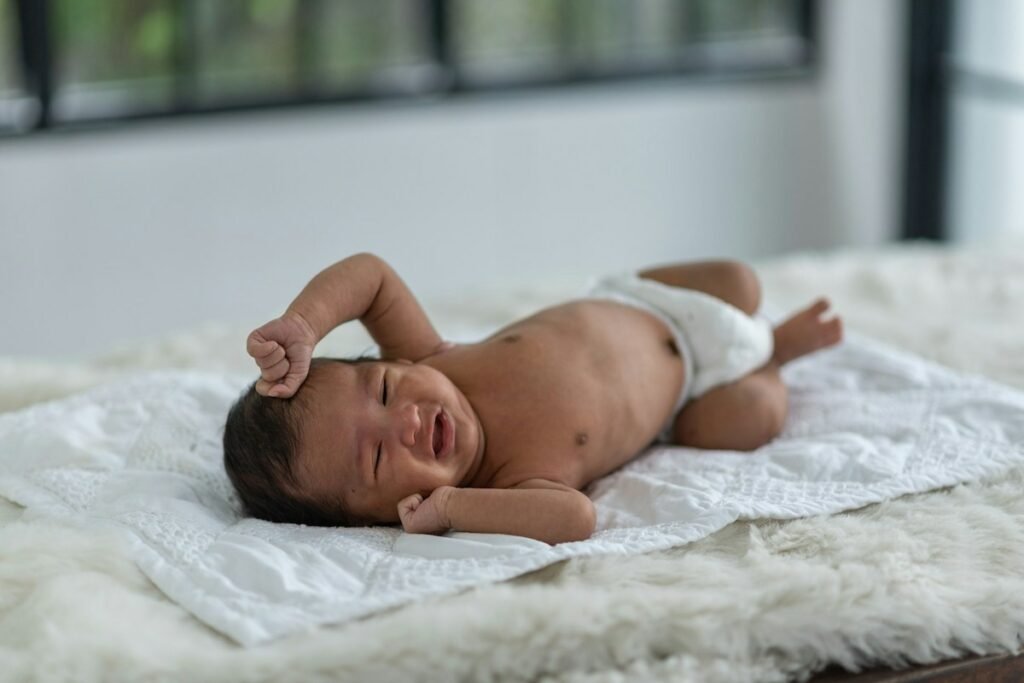 Baby in Asien