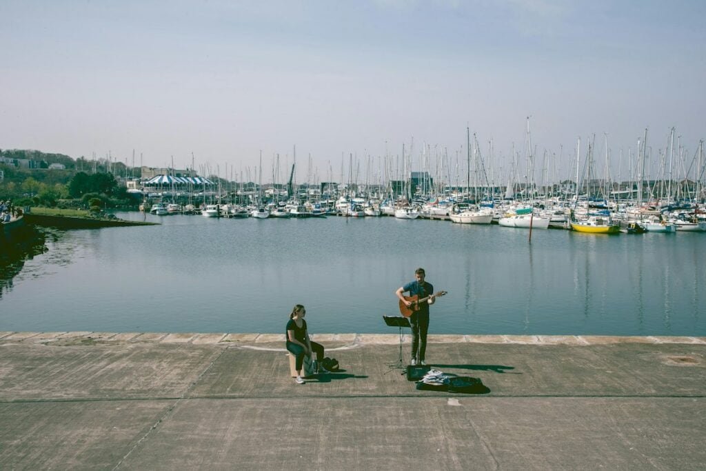 Musiker in Dublin, Irland