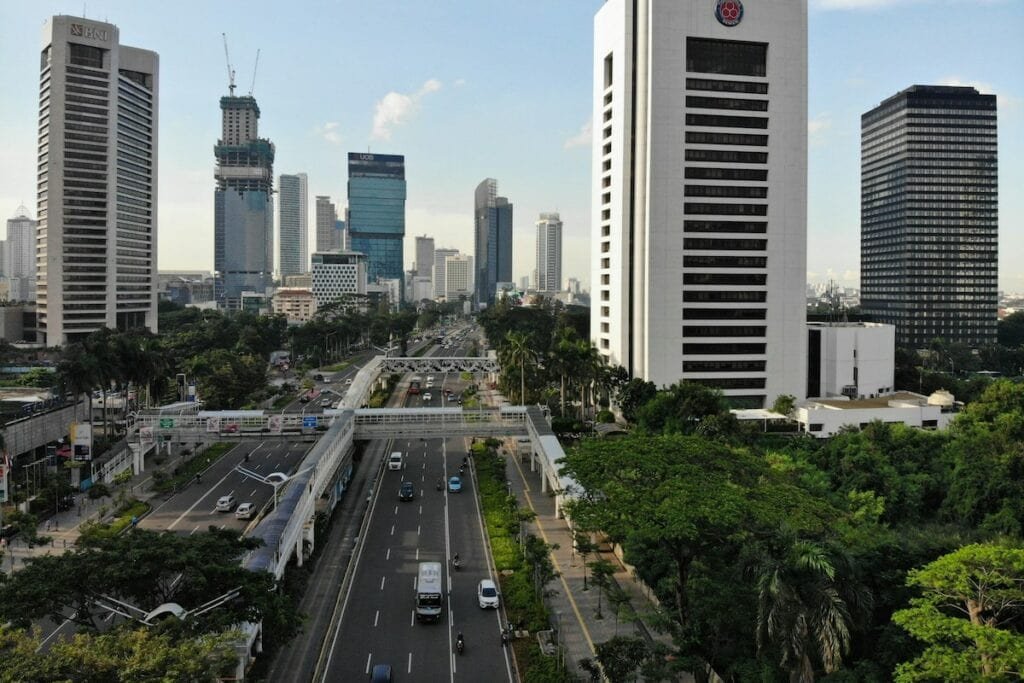 Jakarta Indonesien Strasse